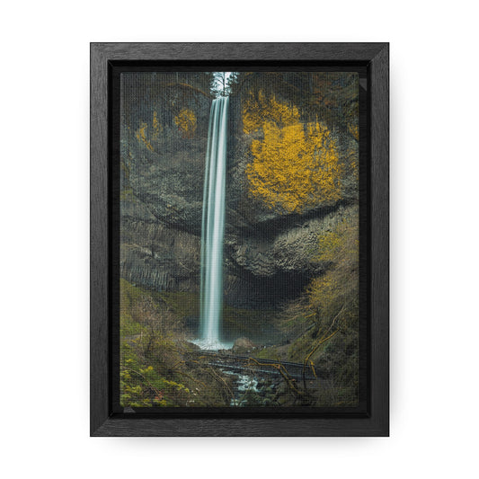 Oregon - Latourell Falls - Gallery Canvas Wraps, Vertical Frame