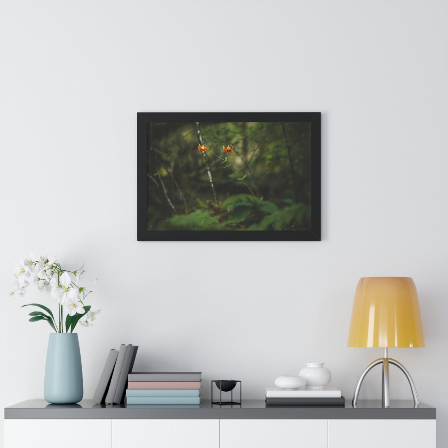 Oregon Tiger Lily - Framed Horizontal Poster