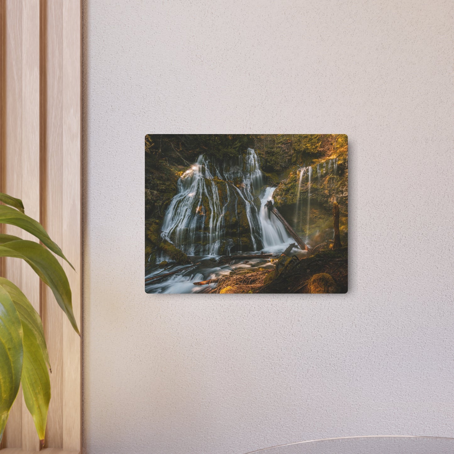Washington - Panther Creek Falls -  Metal Art Sign