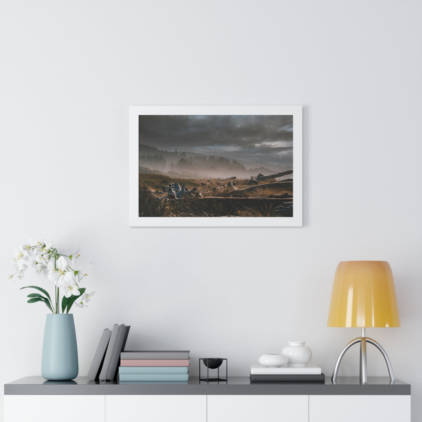 Oregon - Krissy Beach - Framed Horizontal Poster