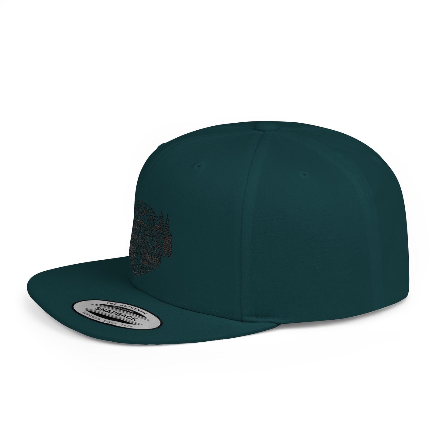 Pacific Northwest Adventures Flat Bill Snapback Hat - Outdoor Explorer Cap