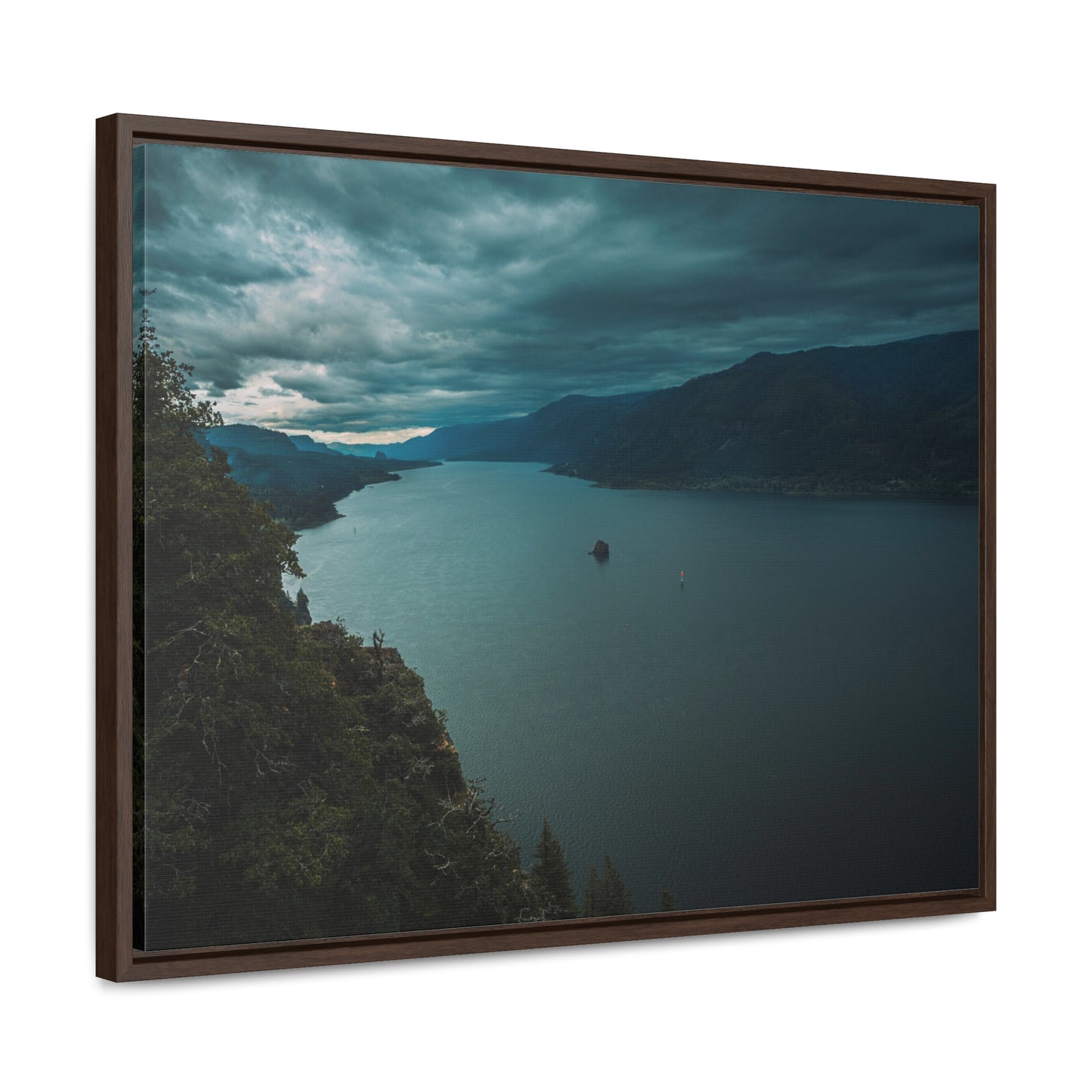 Washington - Cape Horn  View Point - Gallery Canvas Wrap, Horizontal Frame