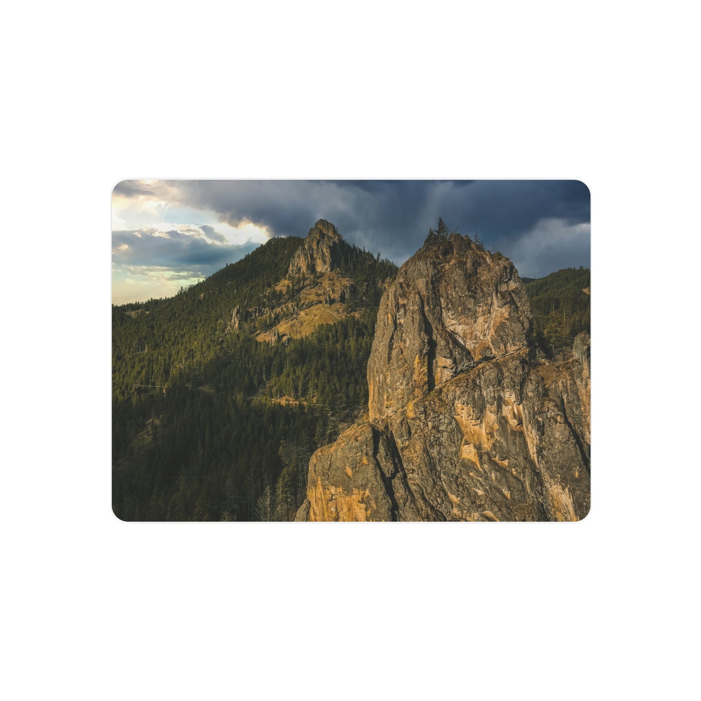 Oregon - Eagle Rock - Metal Art Sign