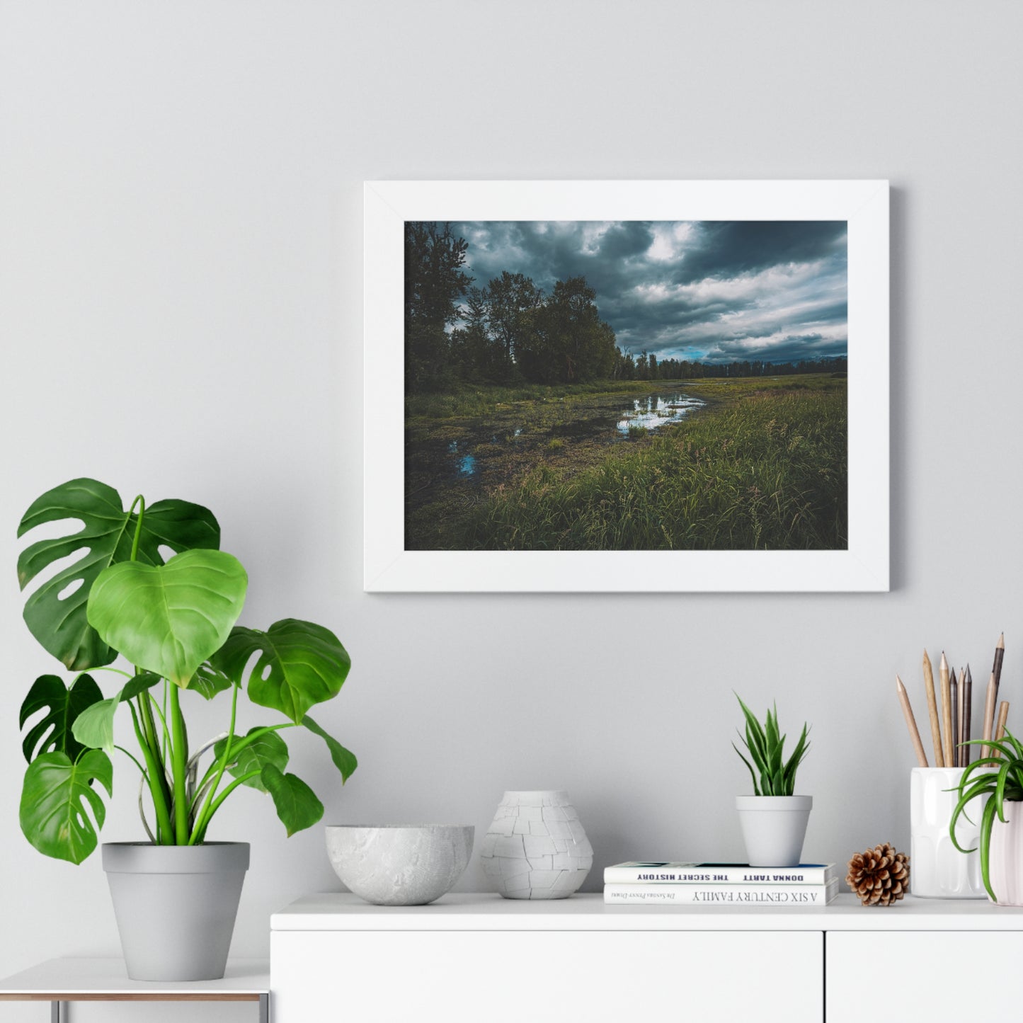 Washington - Steigerwald Lake National Wildlife Refuge  - Framed Horizontal Poster