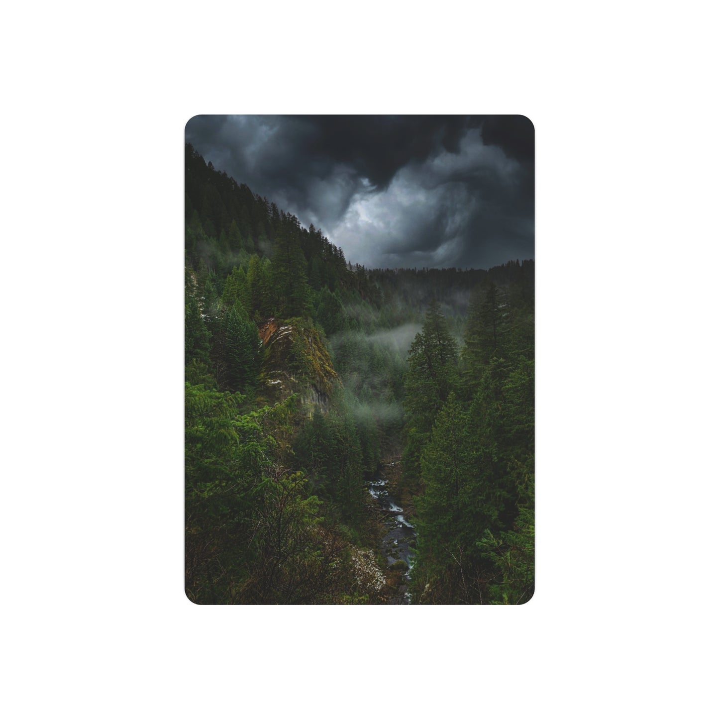 Oregon - Toketee Overlook - Metal Art Sign