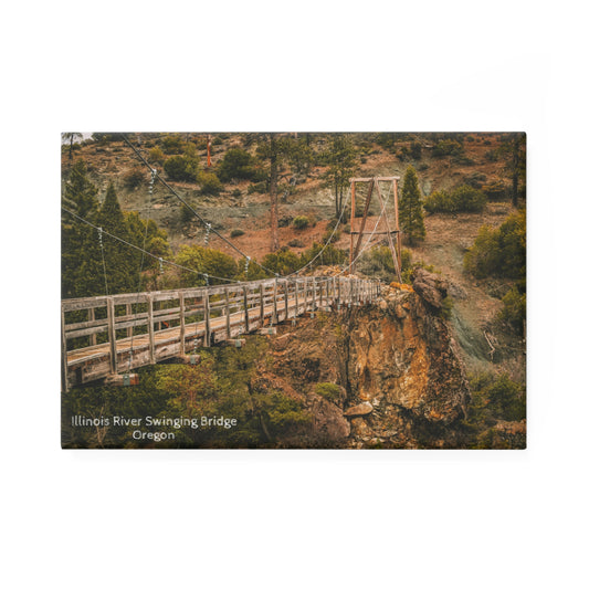 Oregon - Illinois River Swinging Bridge - Magnet
