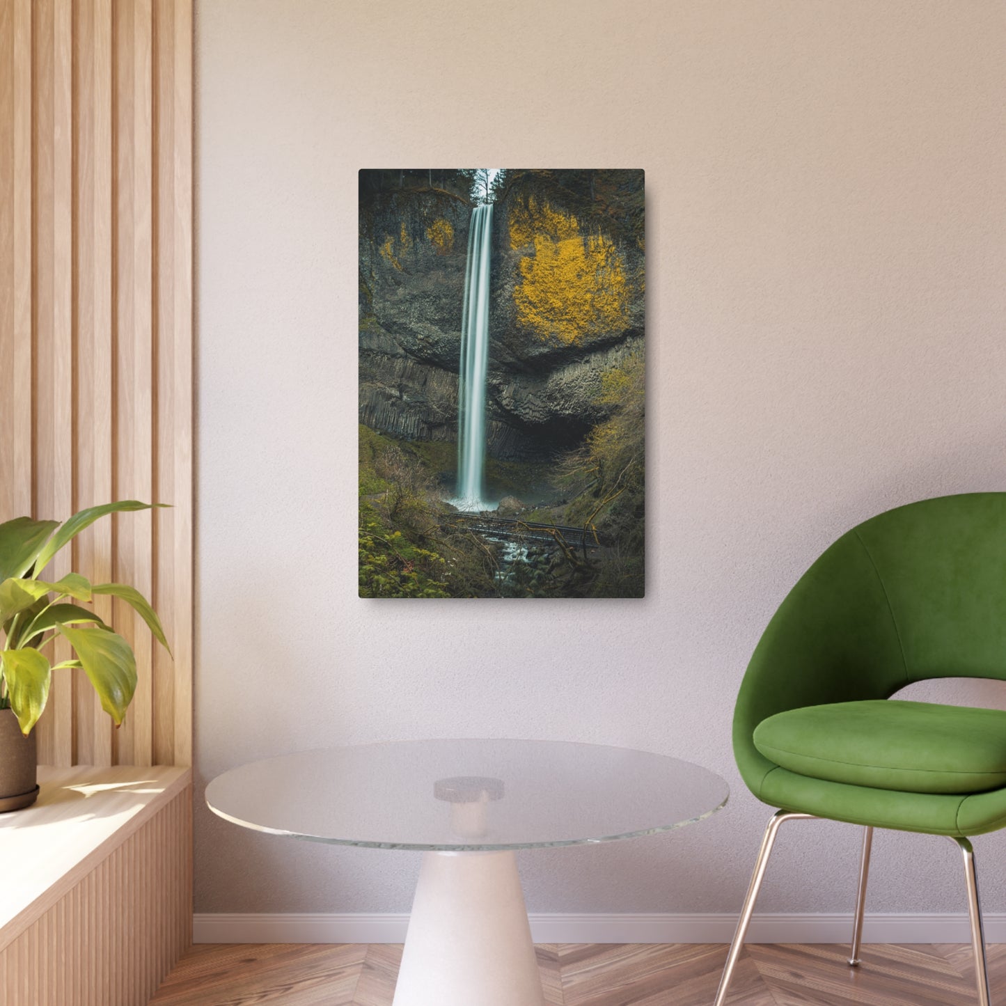 Oregon - Latourell Falls - Metal Art Sign