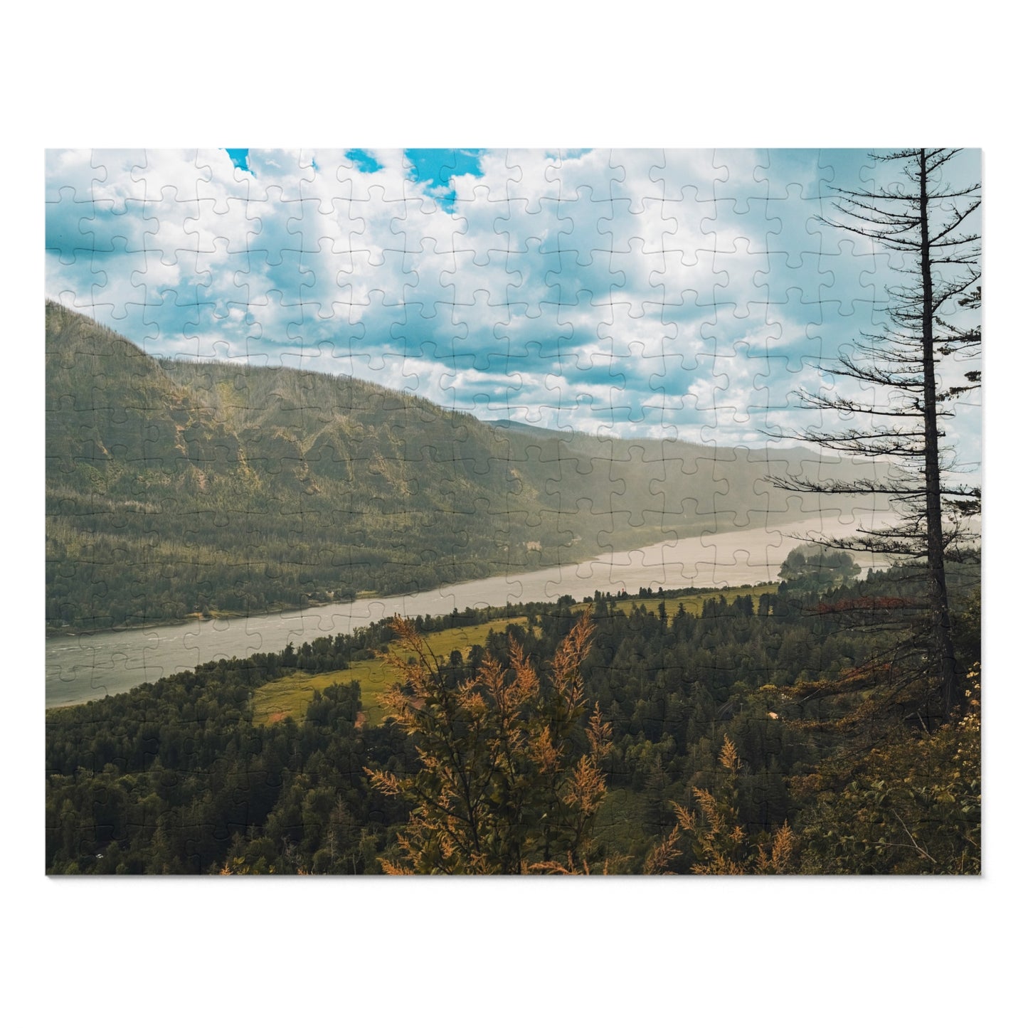 Washington - Beacon Rock Overlook - Jigsaw Puzzle (30, 110, 252, 500,1000-Piece)