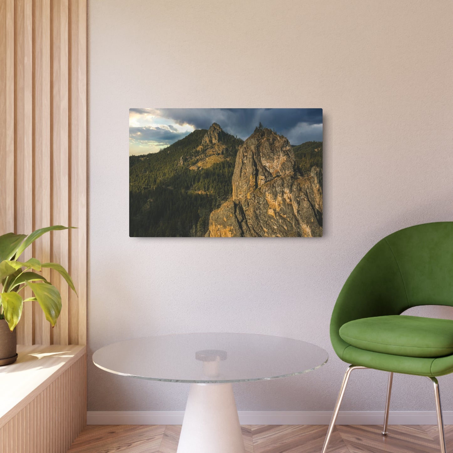 Oregon - Eagle Rock - Metal Art Sign