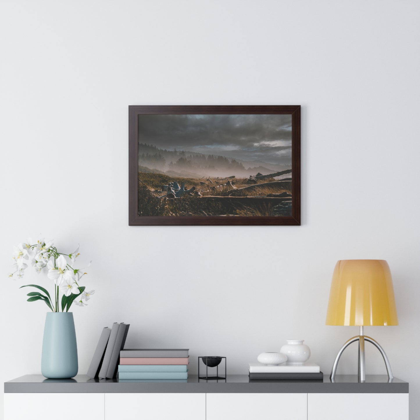 Oregon - Krissy Beach - Framed Horizontal Poster