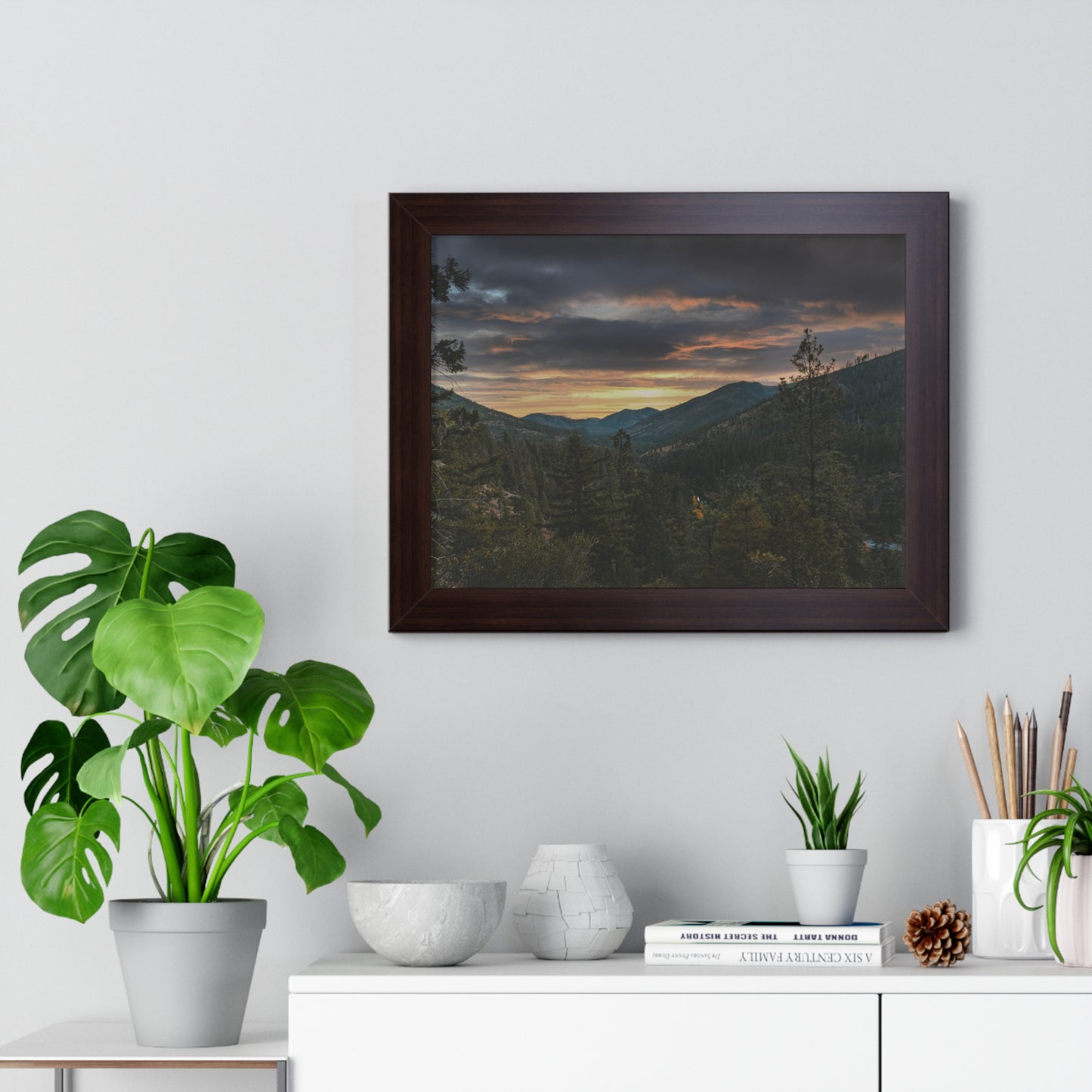 Oregon - Illinois River  - Framed Horizontal Poster