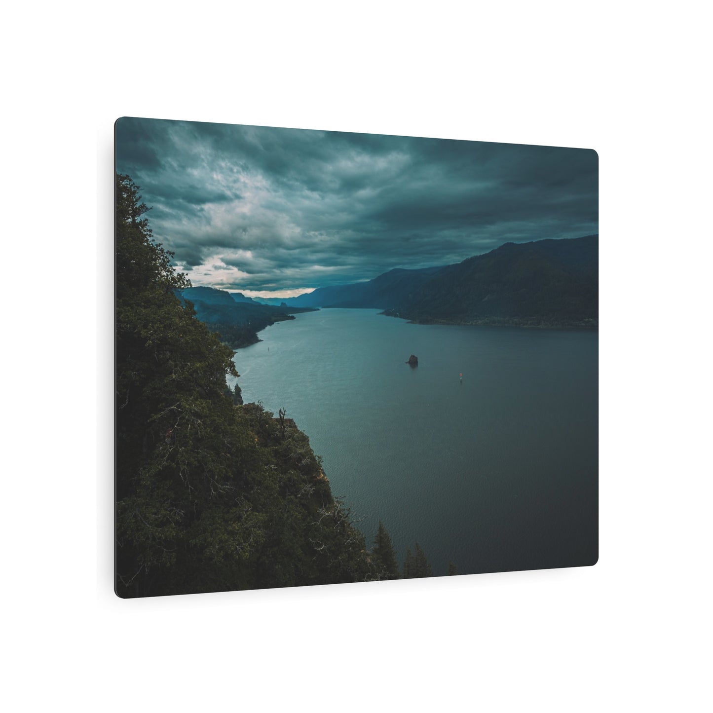 Washington - Cape Horn  View Point - Metal Art Sign