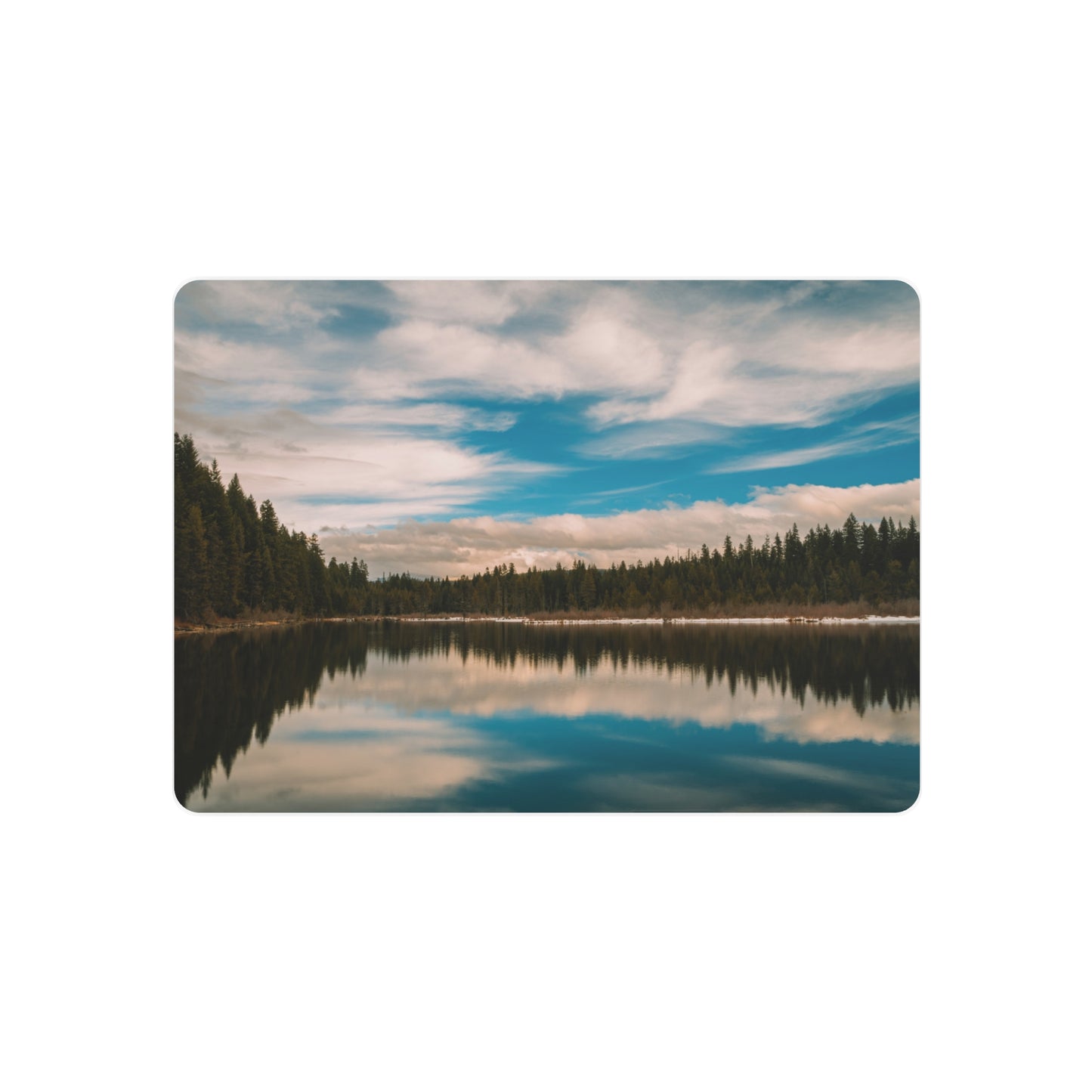 Oregon - Stump Lake - Metal Art Sign