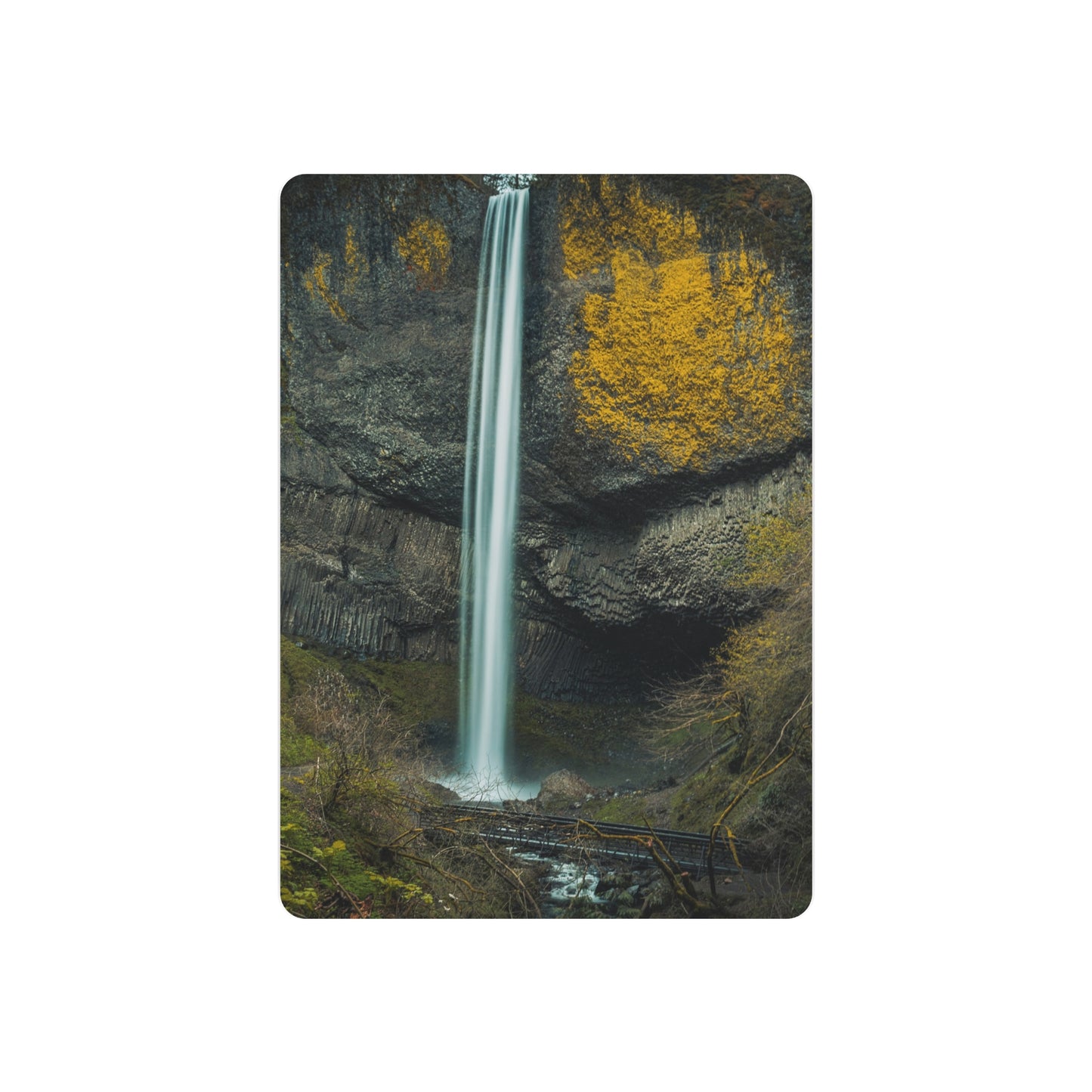 Oregon - Latourell Falls - Metal Art Sign