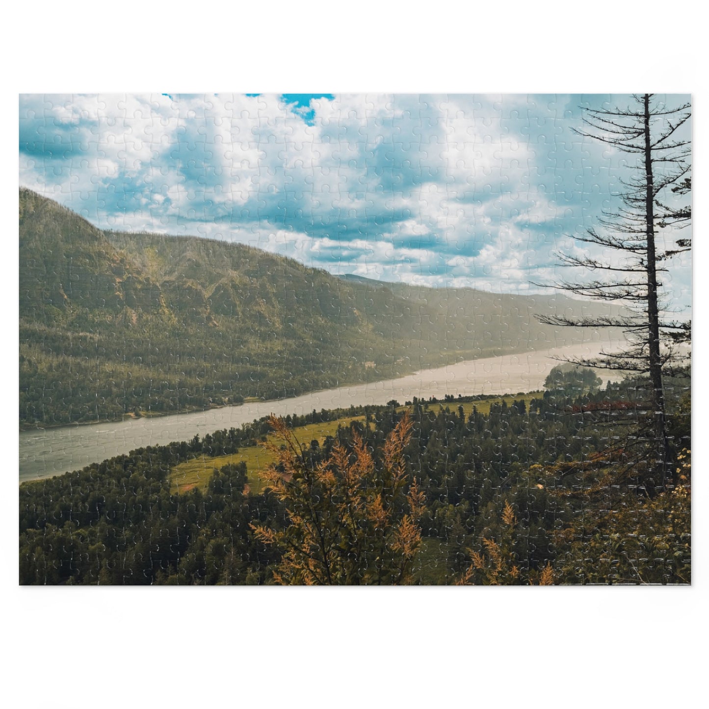 Washington - Beacon Rock Overlook - Jigsaw Puzzle (30, 110, 252, 500,1000-Piece)