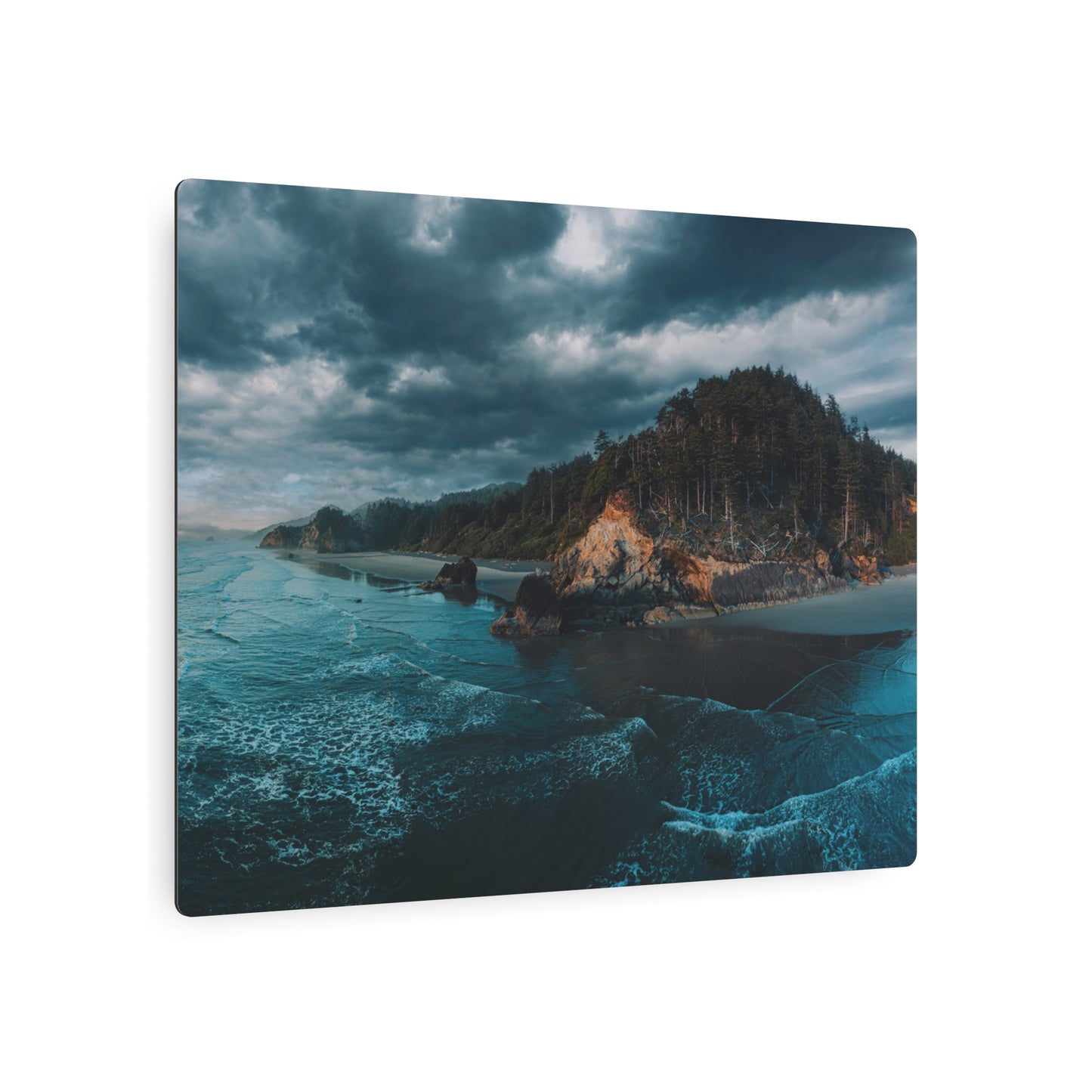 Oregon - National Creek Falls -  Metal Art Sign