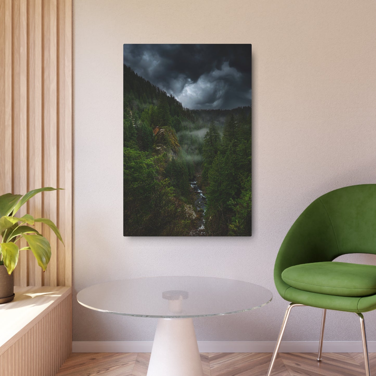 Oregon - Toketee Overlook - Metal Art Sign