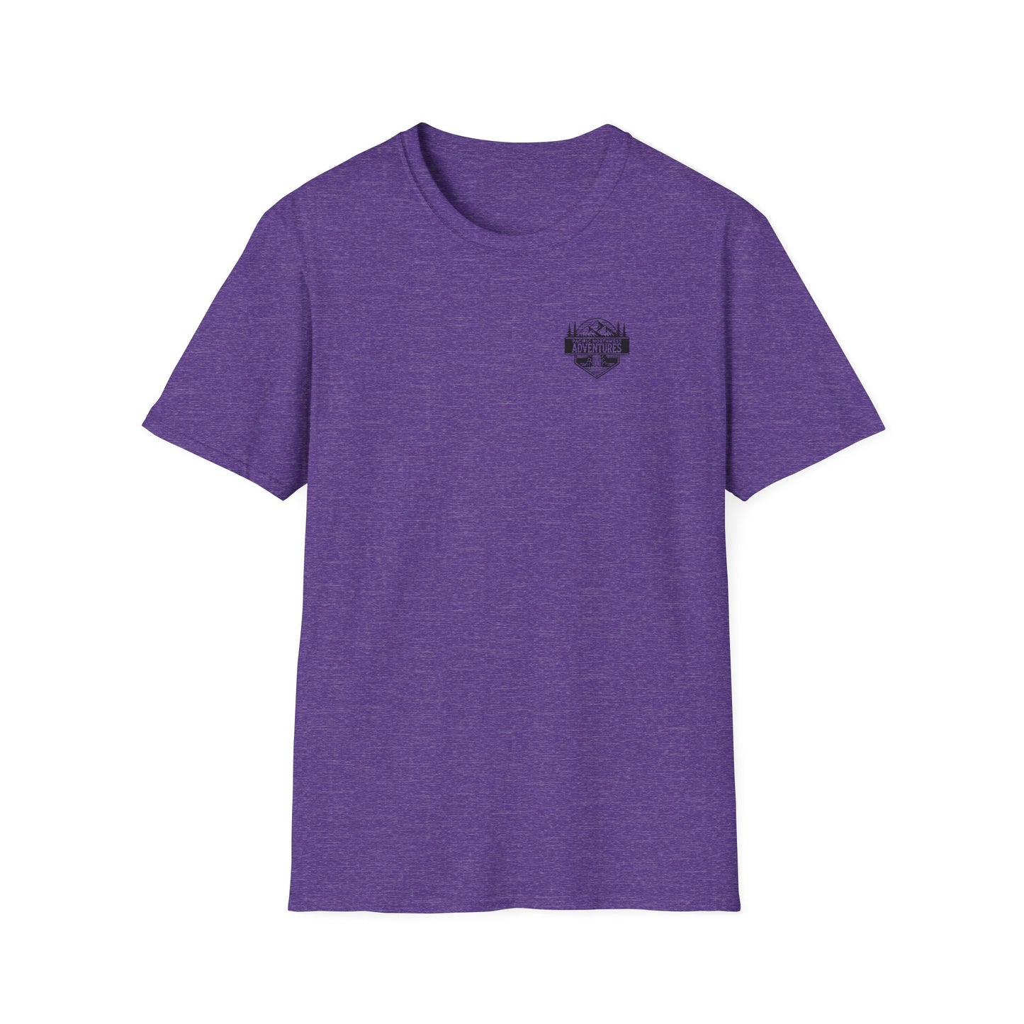 Unisex Softstyle T-Shirt - "Pacific Northwest Adventures" Outdoor Graphic Tee