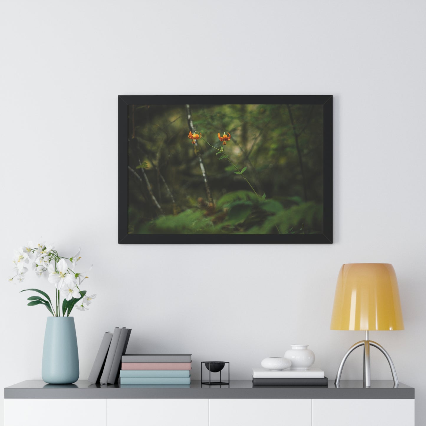 Oregon Tiger Lily - Framed Horizontal Poster