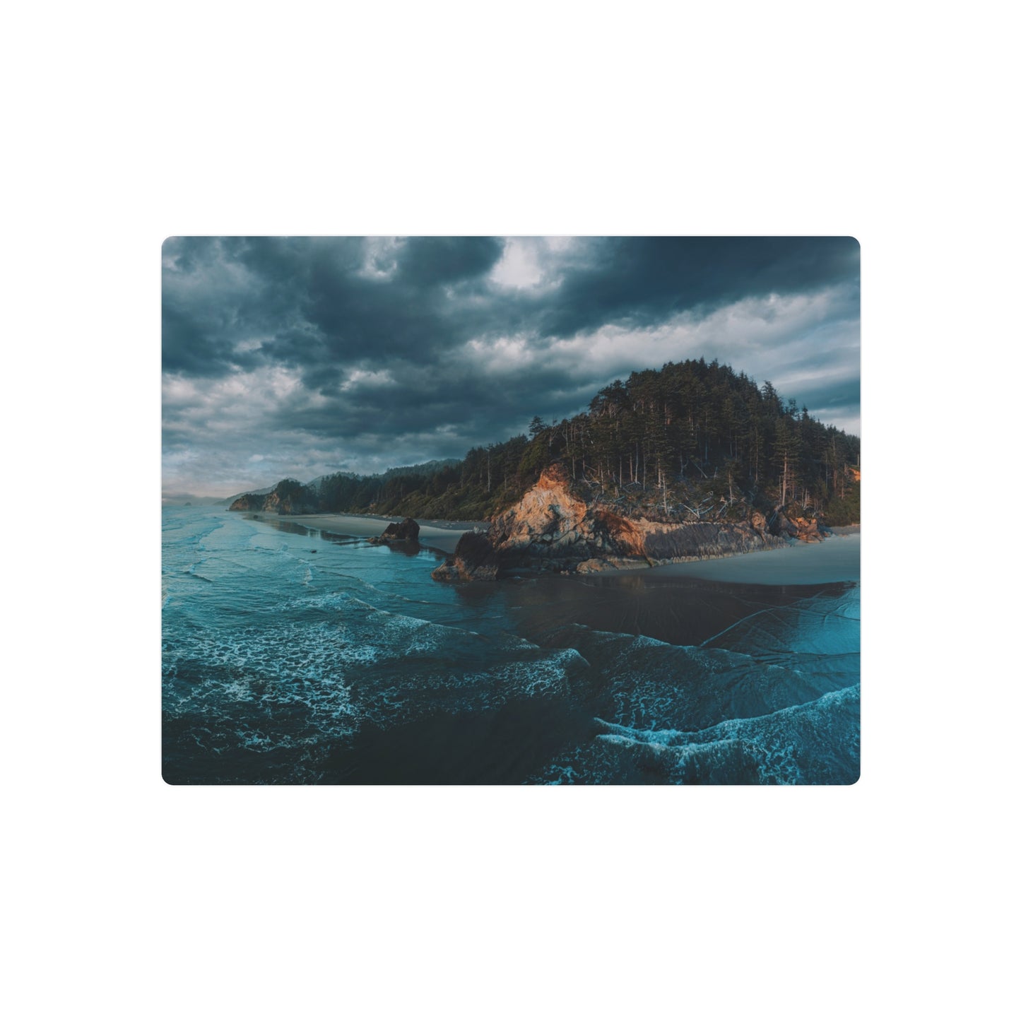 Oregon - National Creek Falls -  Metal Art Sign