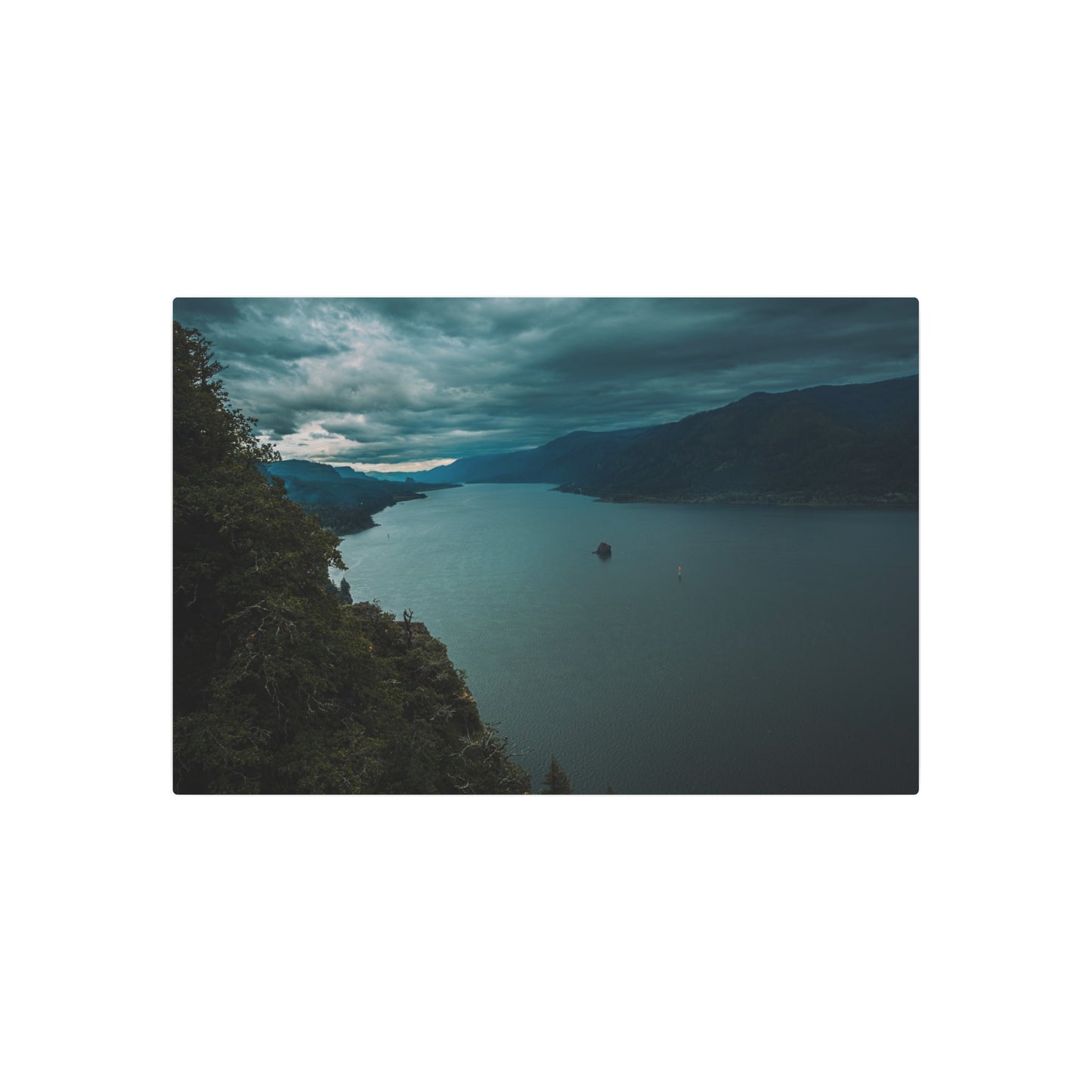 Washington - Cape Horn  View Point - Metal Art Sign