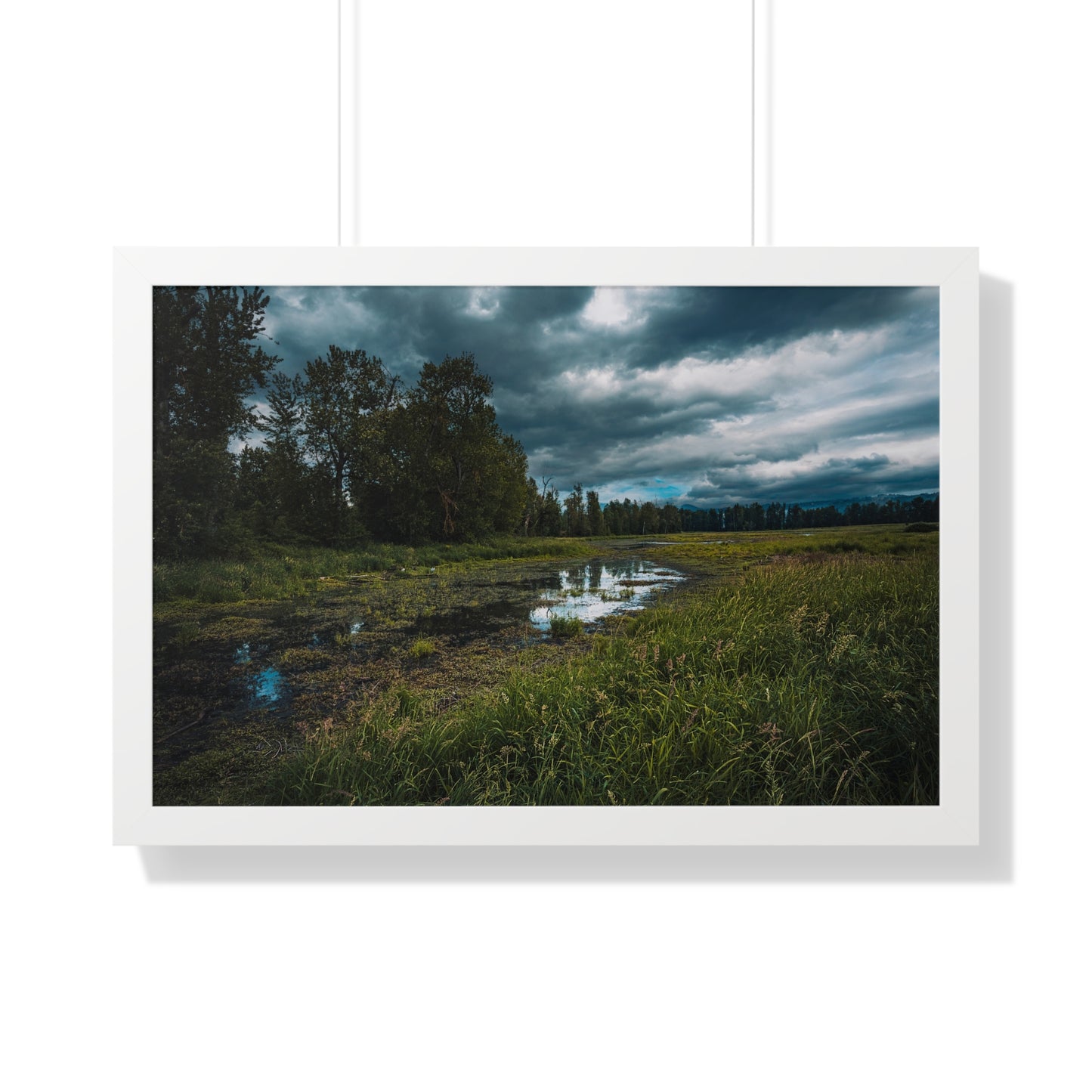 Washington - Steigerwald Lake National Wildlife Refuge  - Framed Horizontal Poster