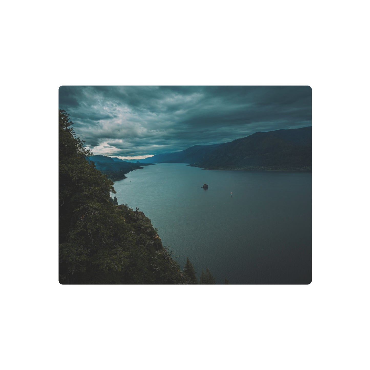 Washington - Cape Horn  View Point - Metal Art Sign