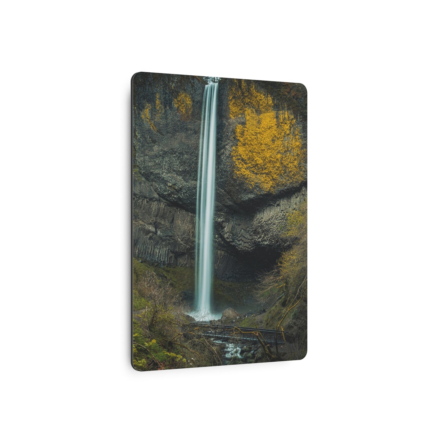 Oregon - Latourell Falls - Metal Art Sign