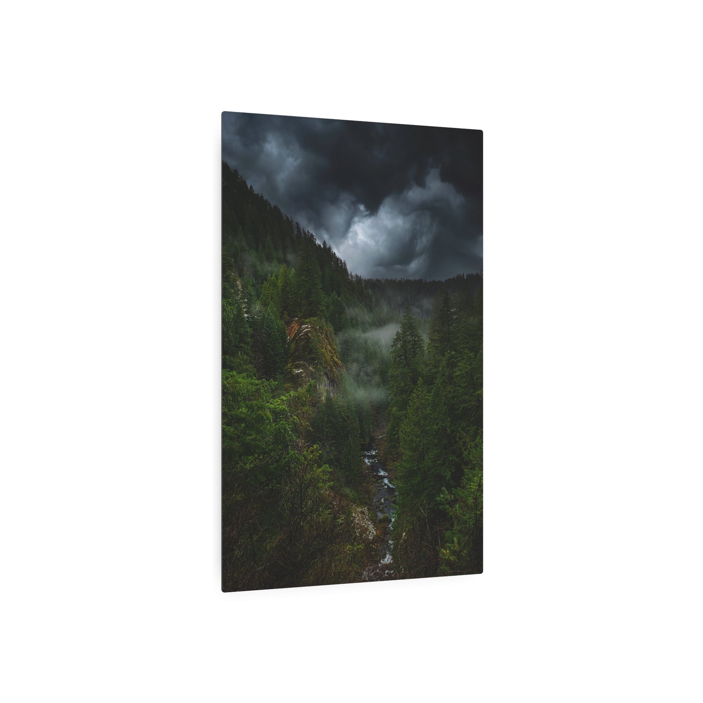 Oregon - Toketee Overlook - Metal Art Sign