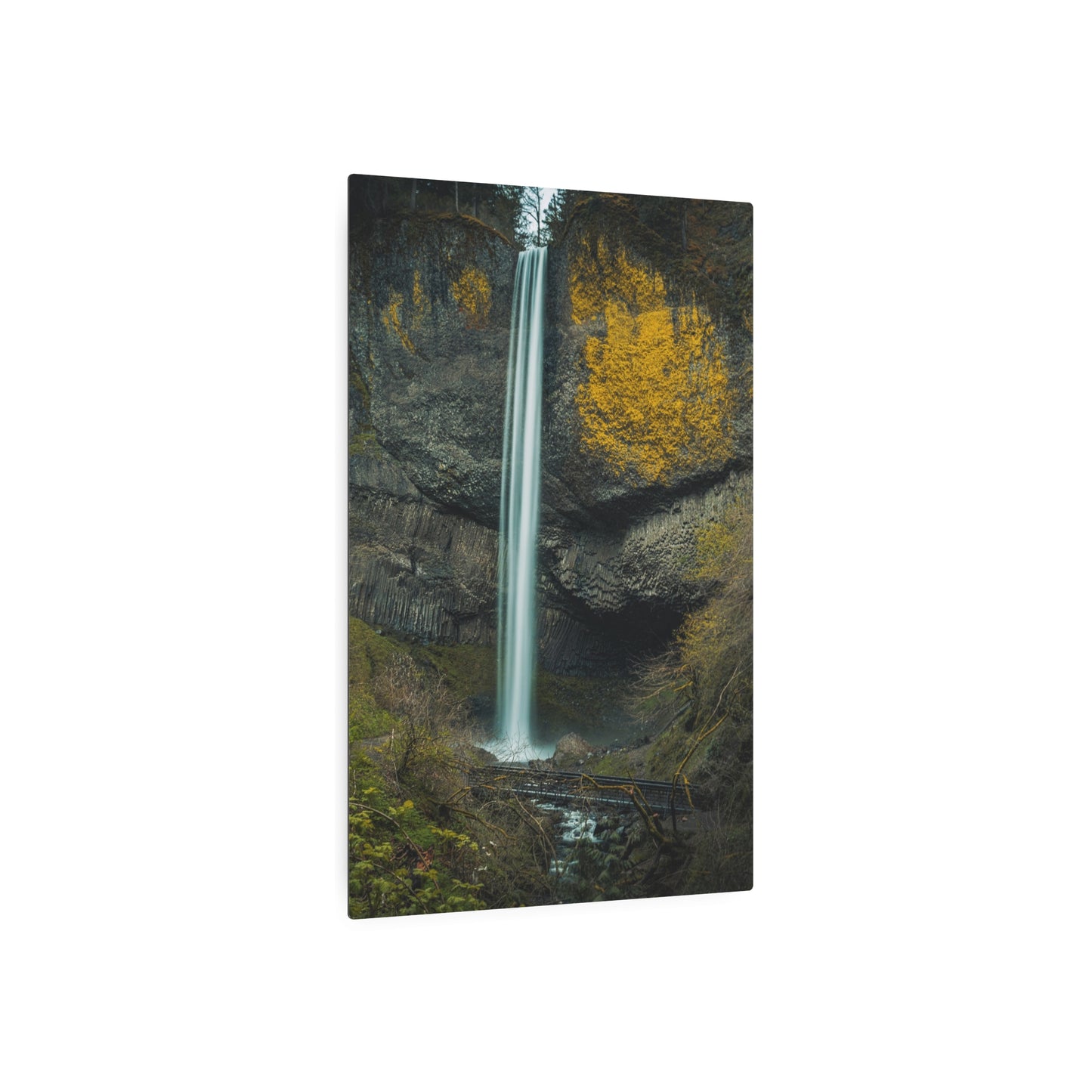 Oregon - Latourell Falls - Metal Art Sign