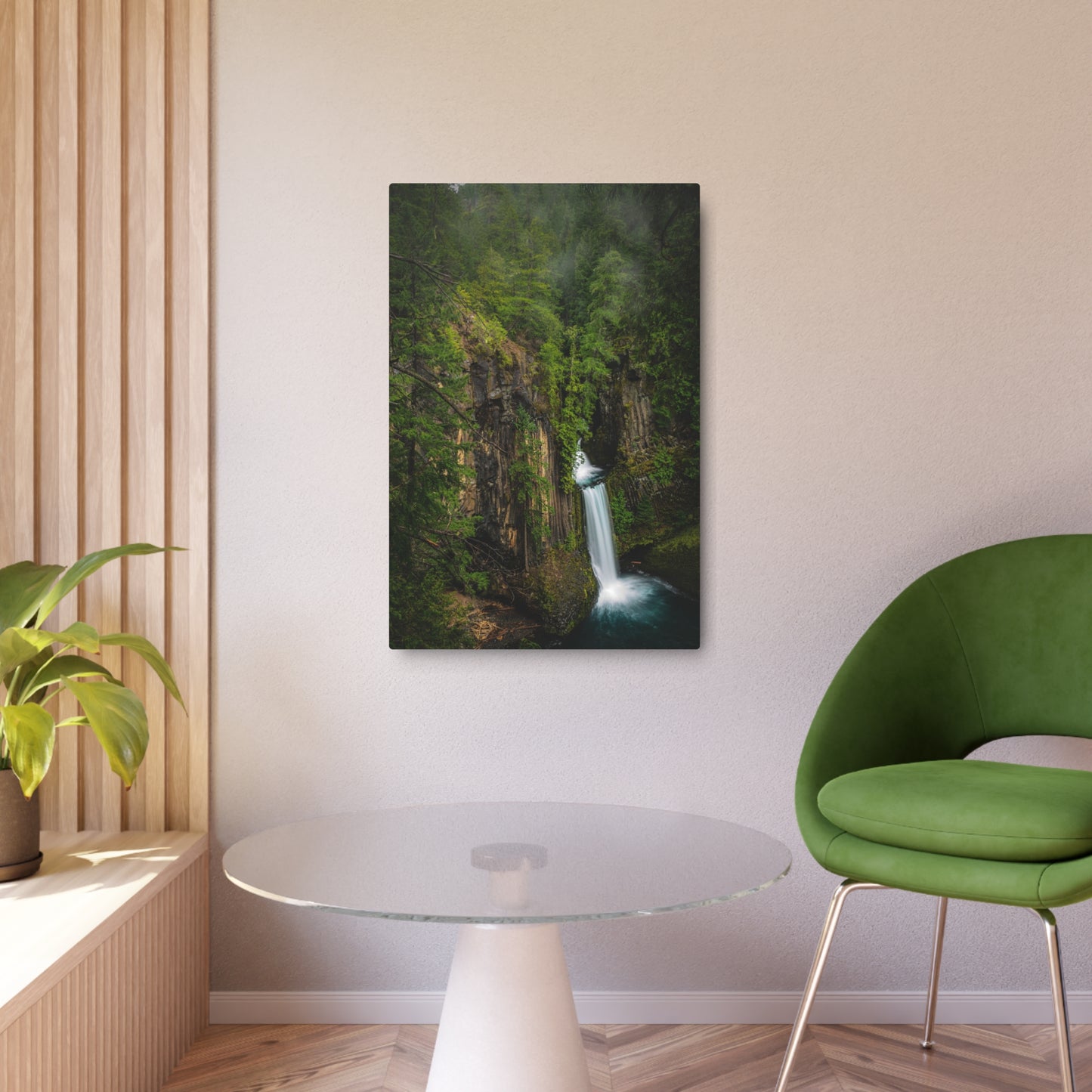 Oregon - Toketee Falls- Metal Art Sign