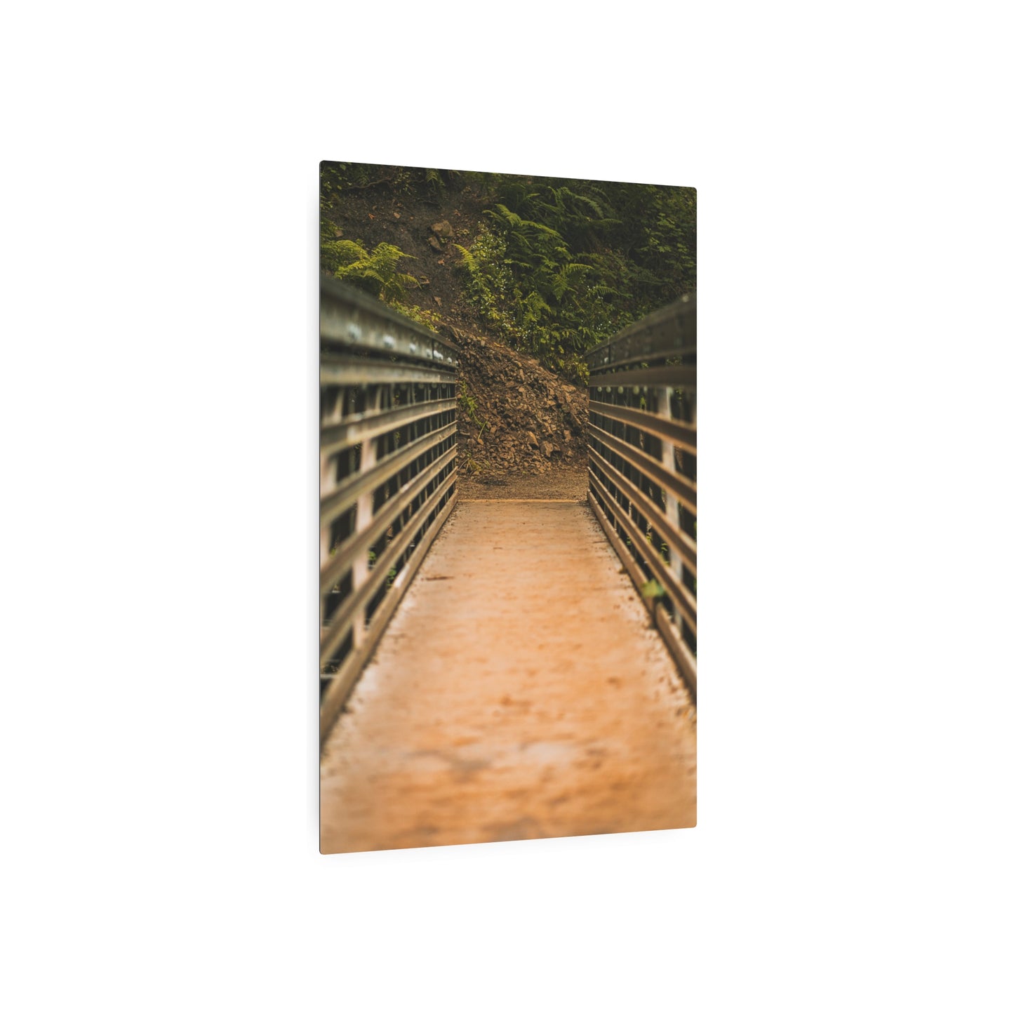Oregon - Upper Latourell Falls Bridge  - Metal Art Sign