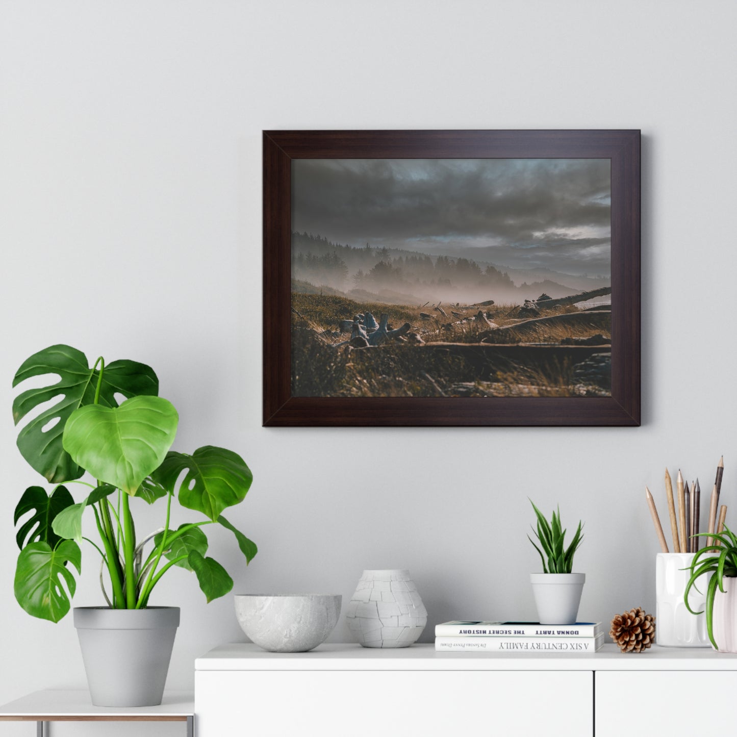 Oregon - Krissy Beach - Framed Horizontal Poster