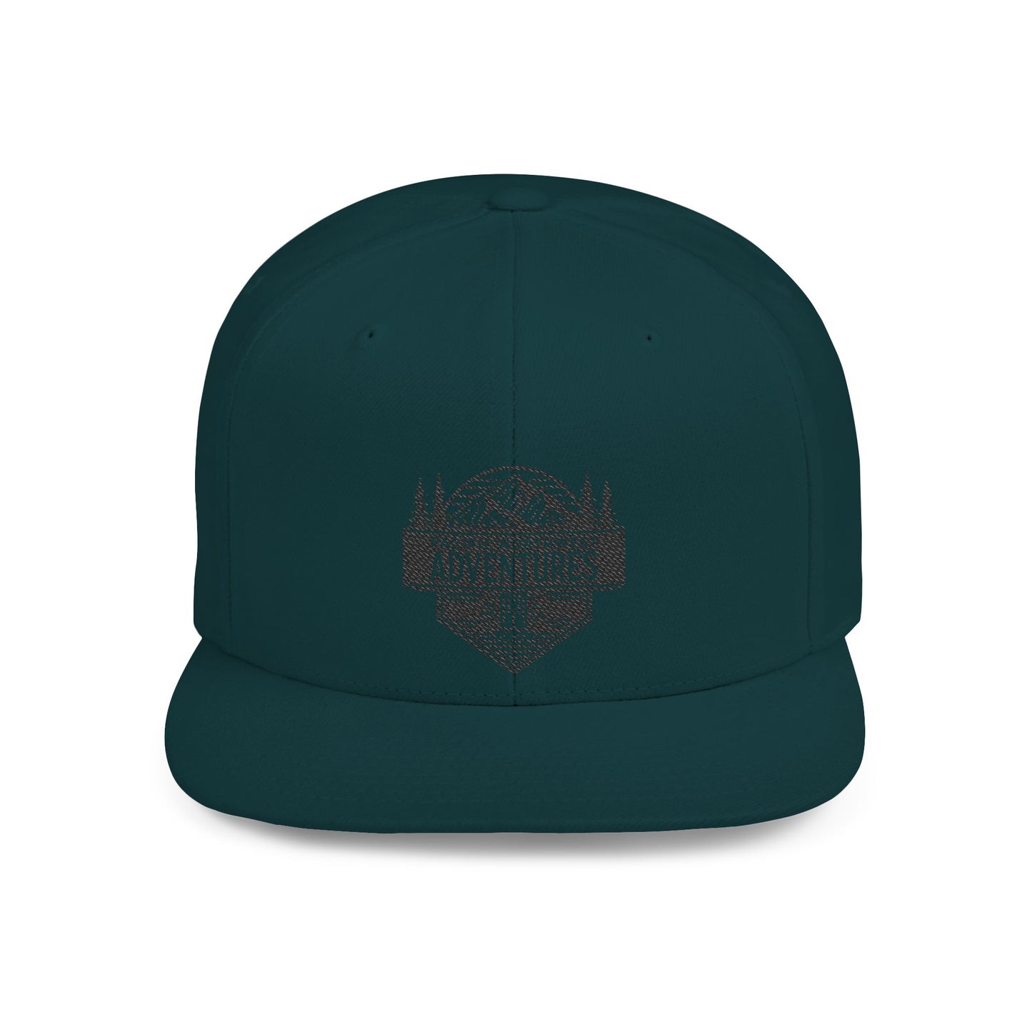 Pacific Northwest Adventures Flat Bill Snapback Hat - Outdoor Explorer Cap