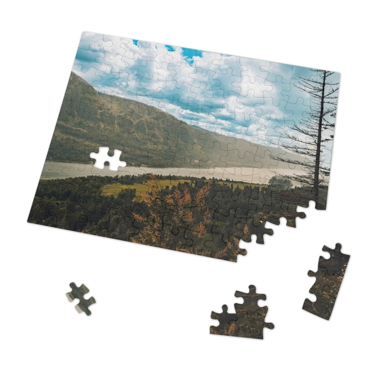 Washington - Beacon Rock Overlook - Jigsaw Puzzle (30, 110, 252, 500,1000-Piece)