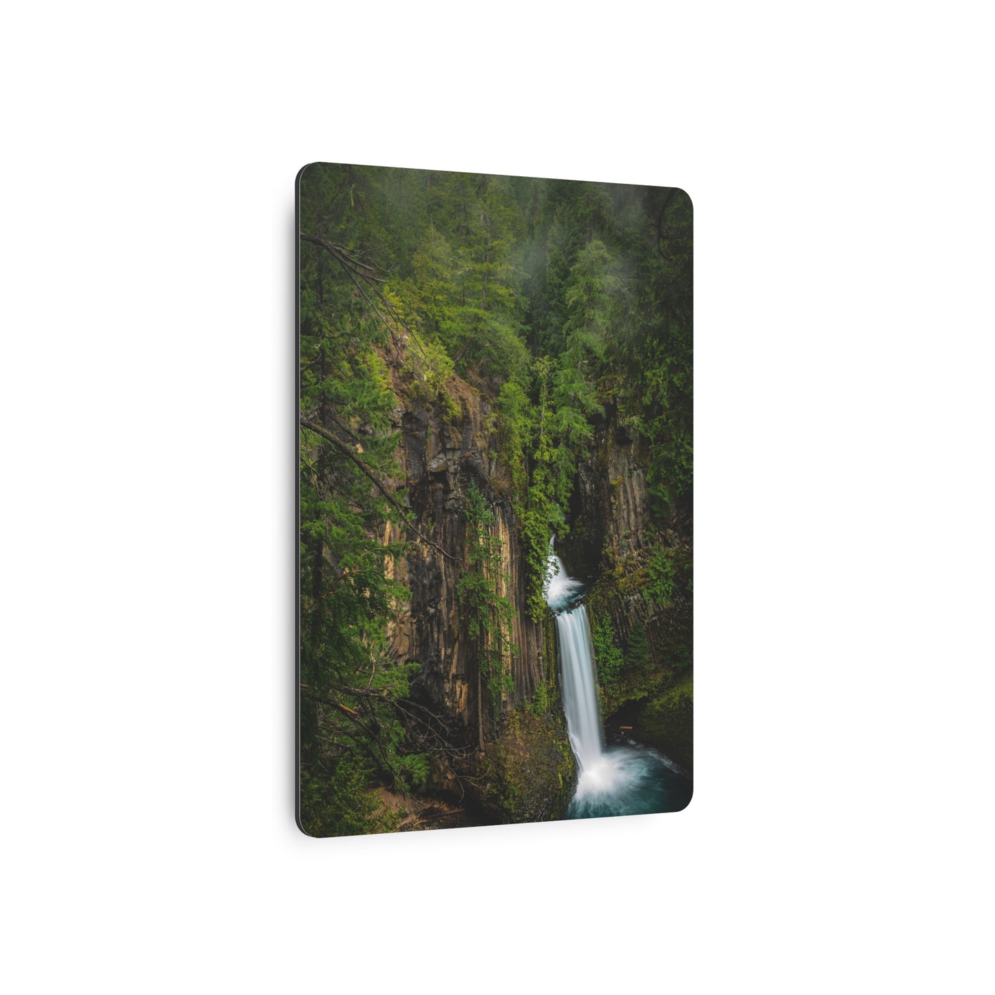 Oregon - Toketee Falls- Metal Art Sign