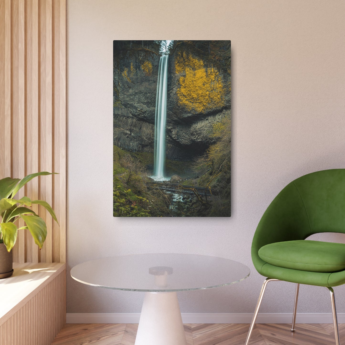 Oregon - Latourell Falls - Metal Art Sign