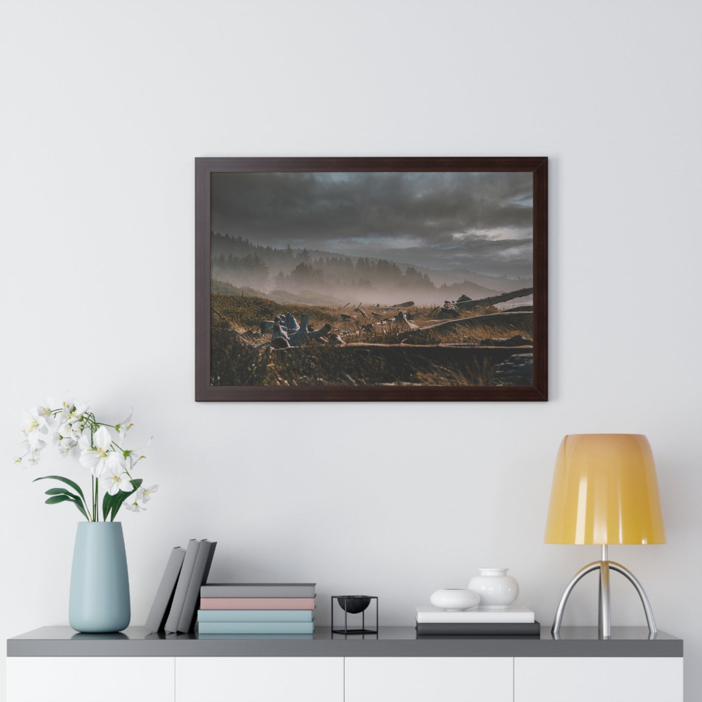 Oregon - Krissy Beach - Framed Horizontal Poster