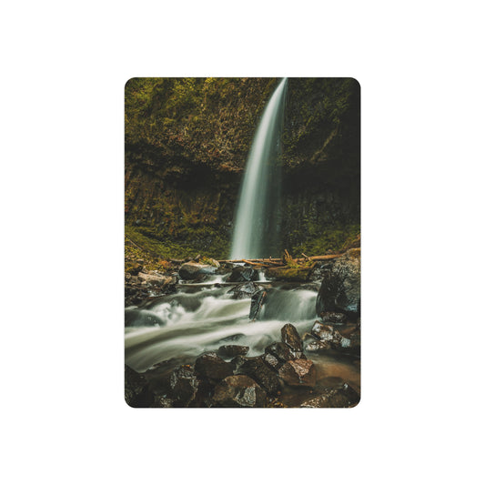 Oregon - Upper Latourell Falls - Metal Art Sign