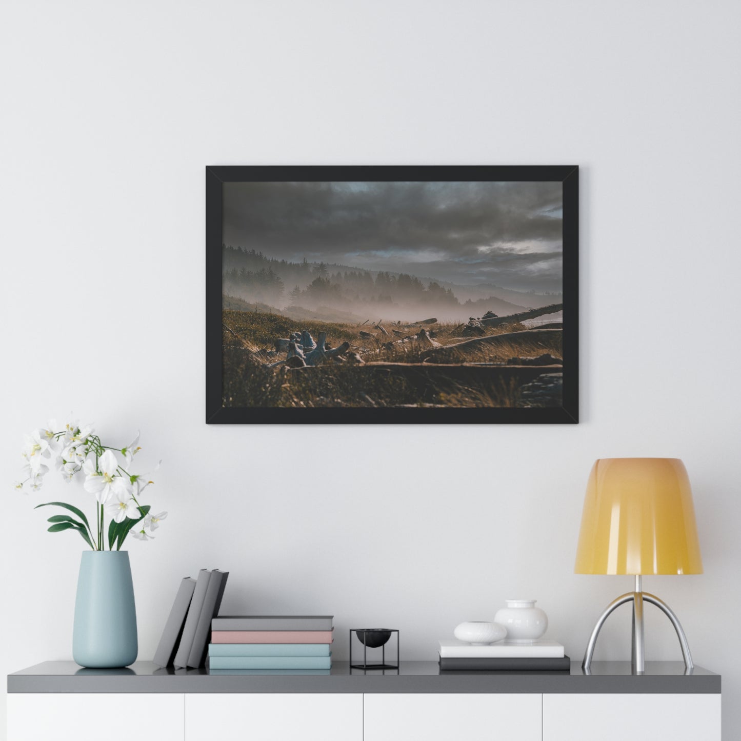 Oregon - Krissy Beach - Framed Horizontal Poster