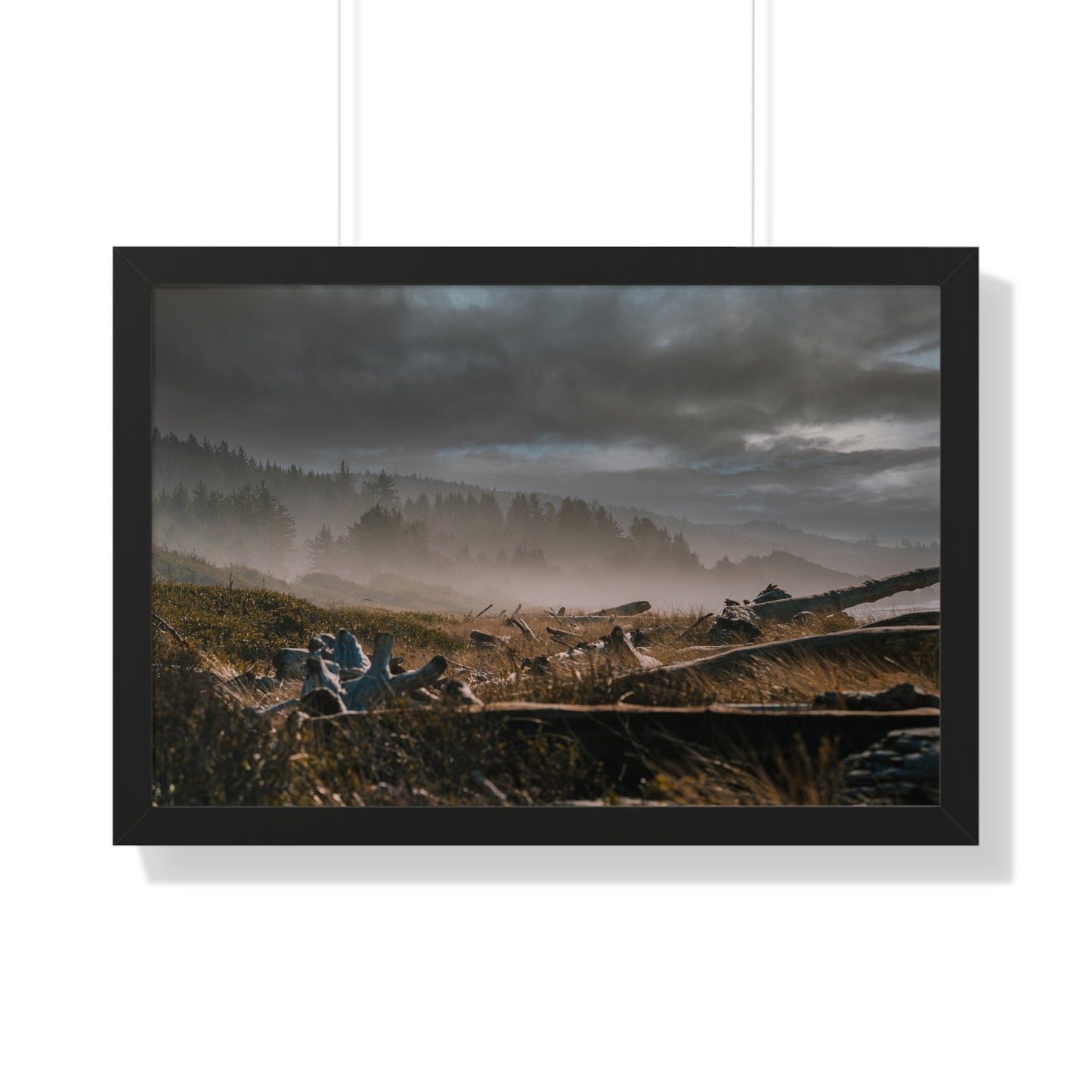 Oregon - Krissy Beach - Framed Horizontal Poster