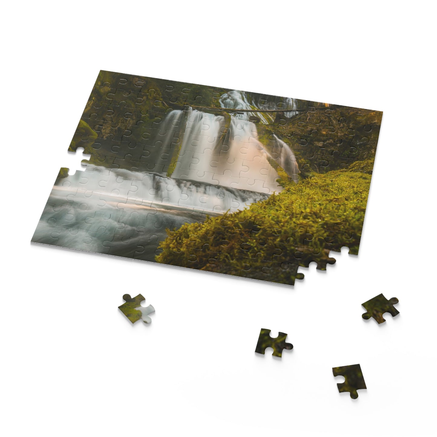 Washington - Lower Panther Creek Falls - Puzzle (120, 252, 500-Piece)