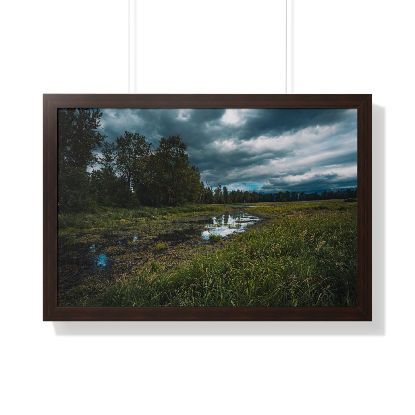Washington - Steigerwald Lake National Wildlife Refuge  - Framed Horizontal Poster