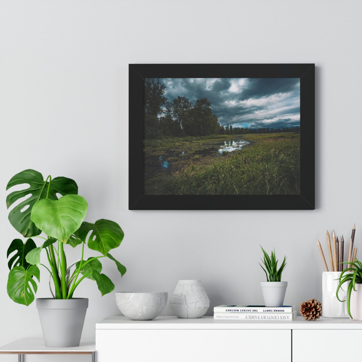 Washington - Steigerwald Lake National Wildlife Refuge  - Framed Horizontal Poster